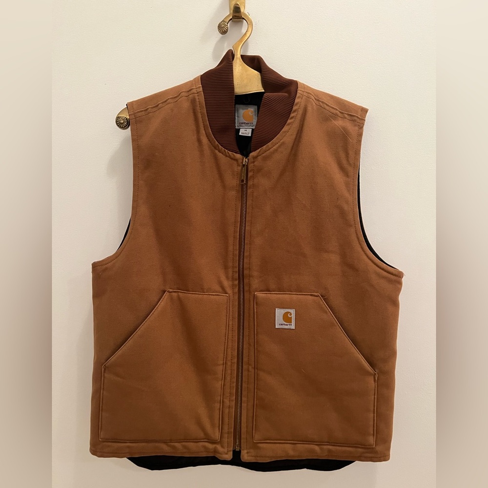 Carhartt Vest with minor marks. Not noticable at all.